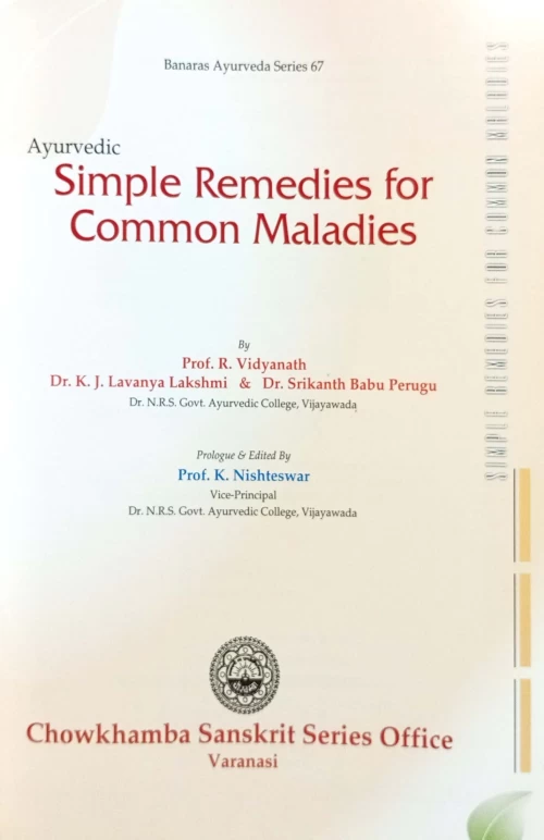 Simple Remedies For Common Maladies